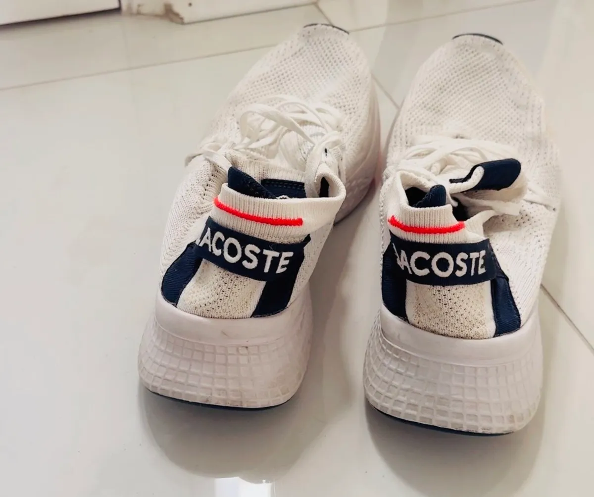 Mens sneakers Lacoste white shoes - Image 2