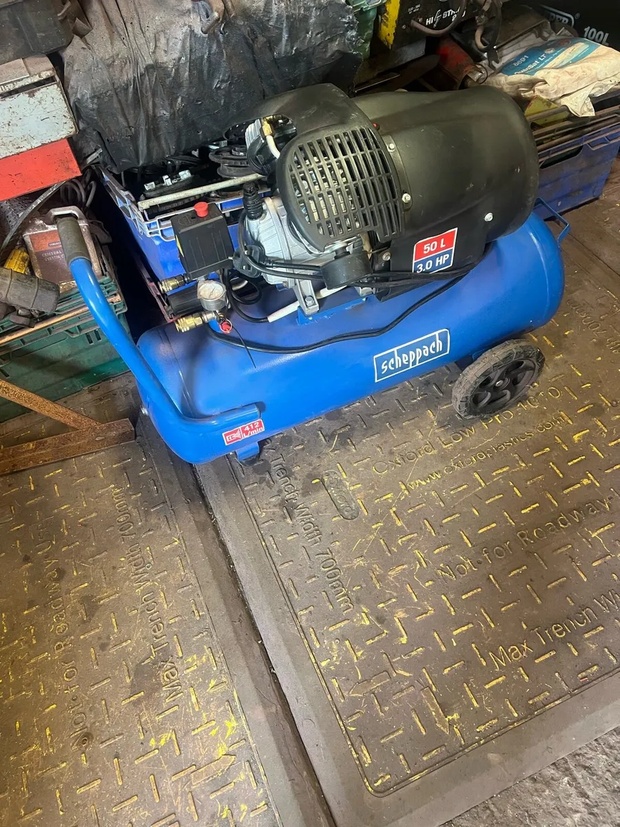 Scheppach 50l Compressor - Image 1