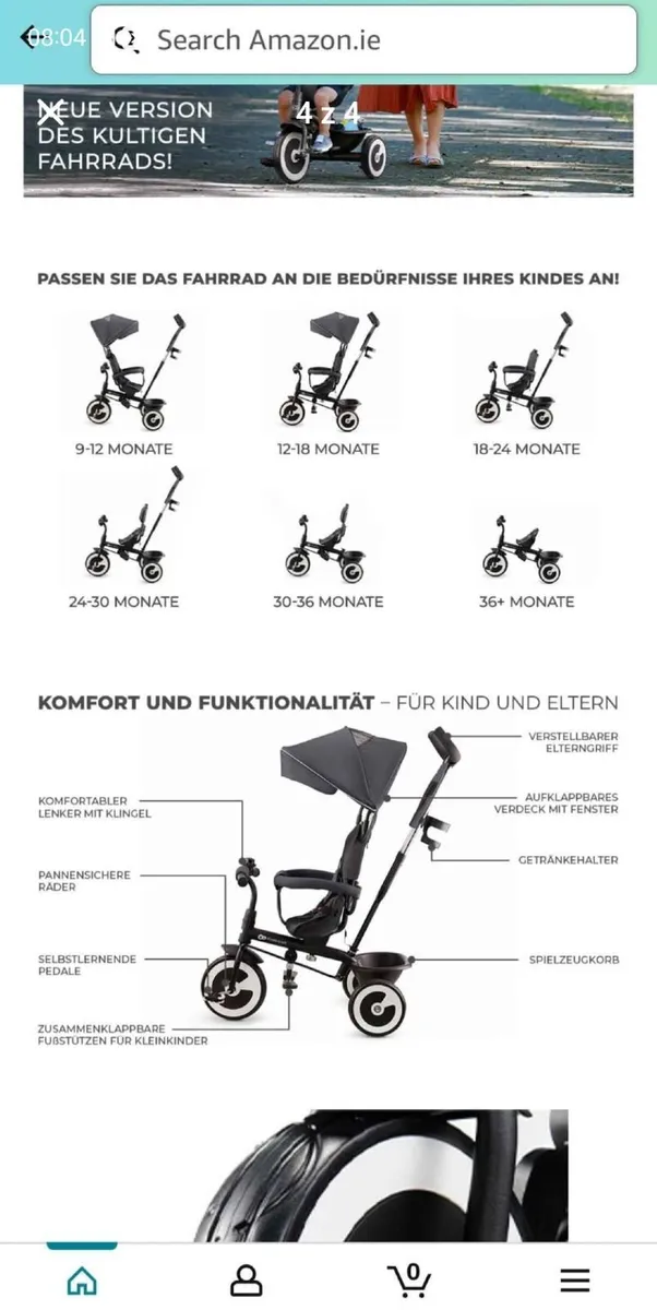Kinderkraft Aston Tricycle - Image 4
