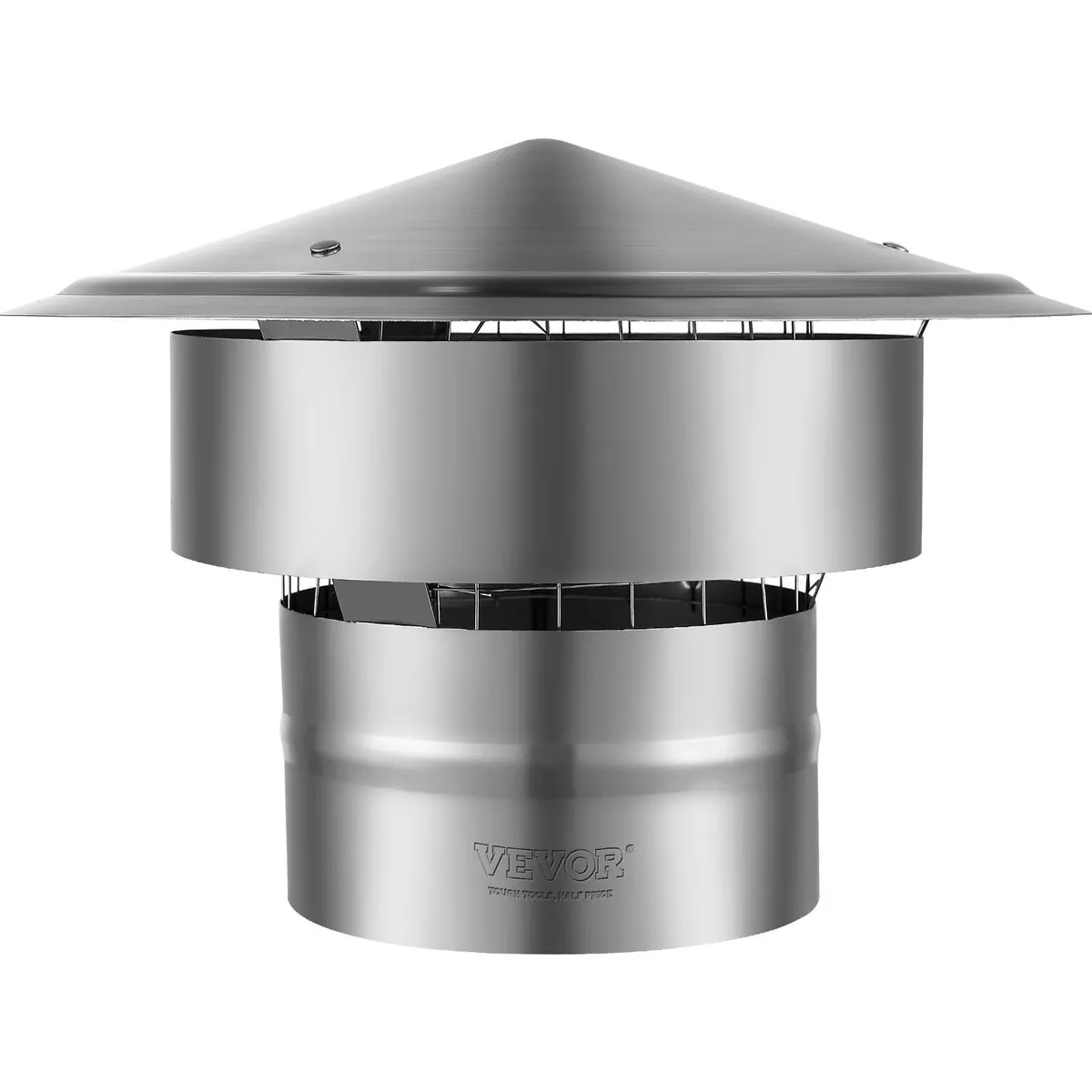 304 Stainless Steel Chimney Cap 152mm - Image 3