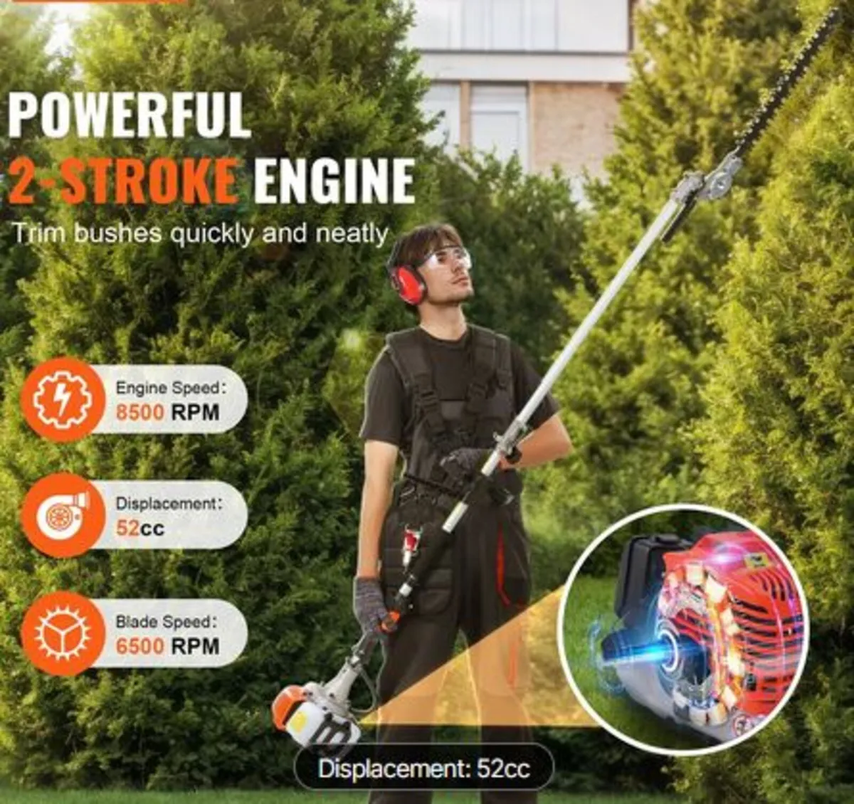 52CC 6-in-1 Multi-Functional Trimming Tools, Gas - Image 3