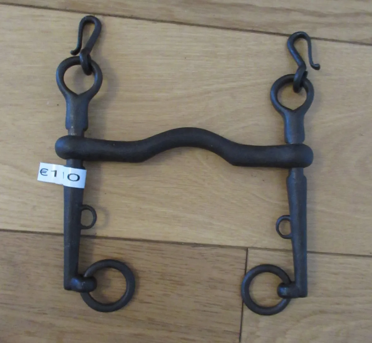 antique vintage HORSE BIT cottage fire wall pub - Image 2