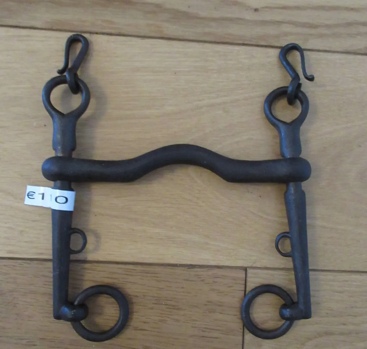 antique vintage HORSE BIT cottage fire wall pub - Image 3