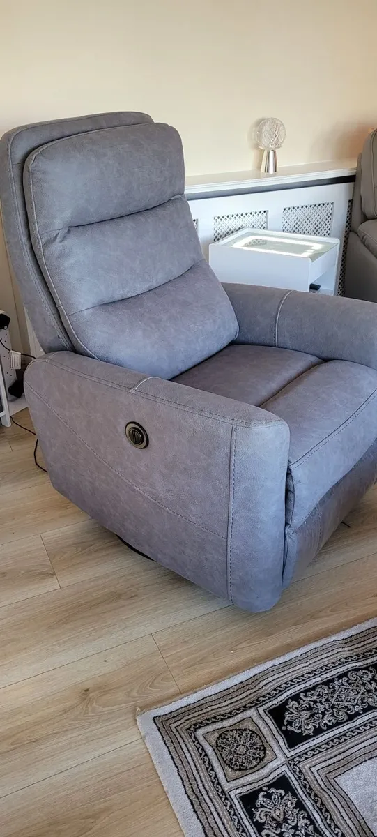 Powered Electric Rocking Recliner Swivel Chair - Image 3