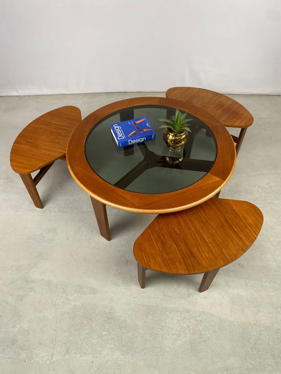 Rare Mid Century Coffee Table “Trinity Nest” - Image 1
