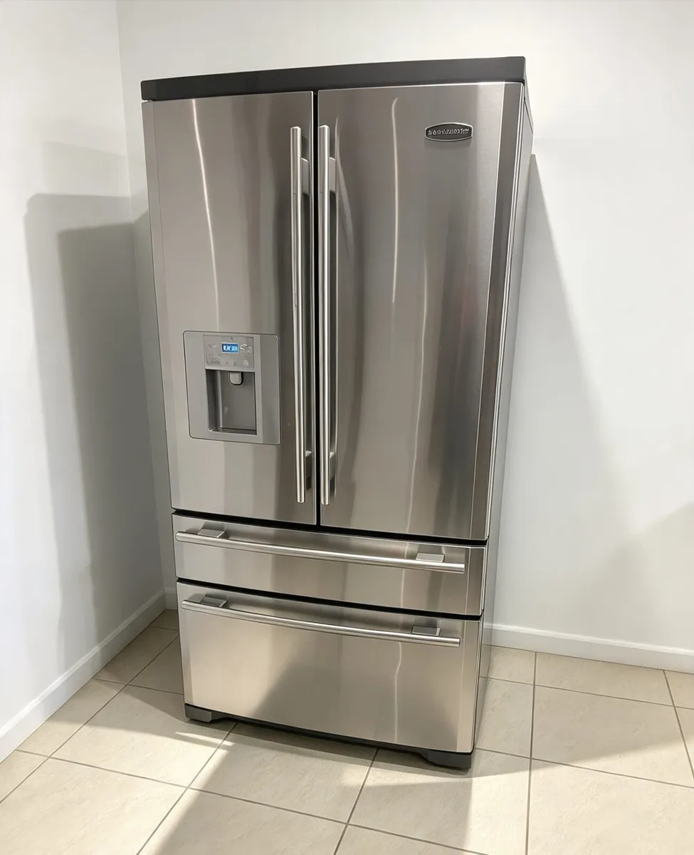 Stainless steel rangemaster American style fridge - Image 1