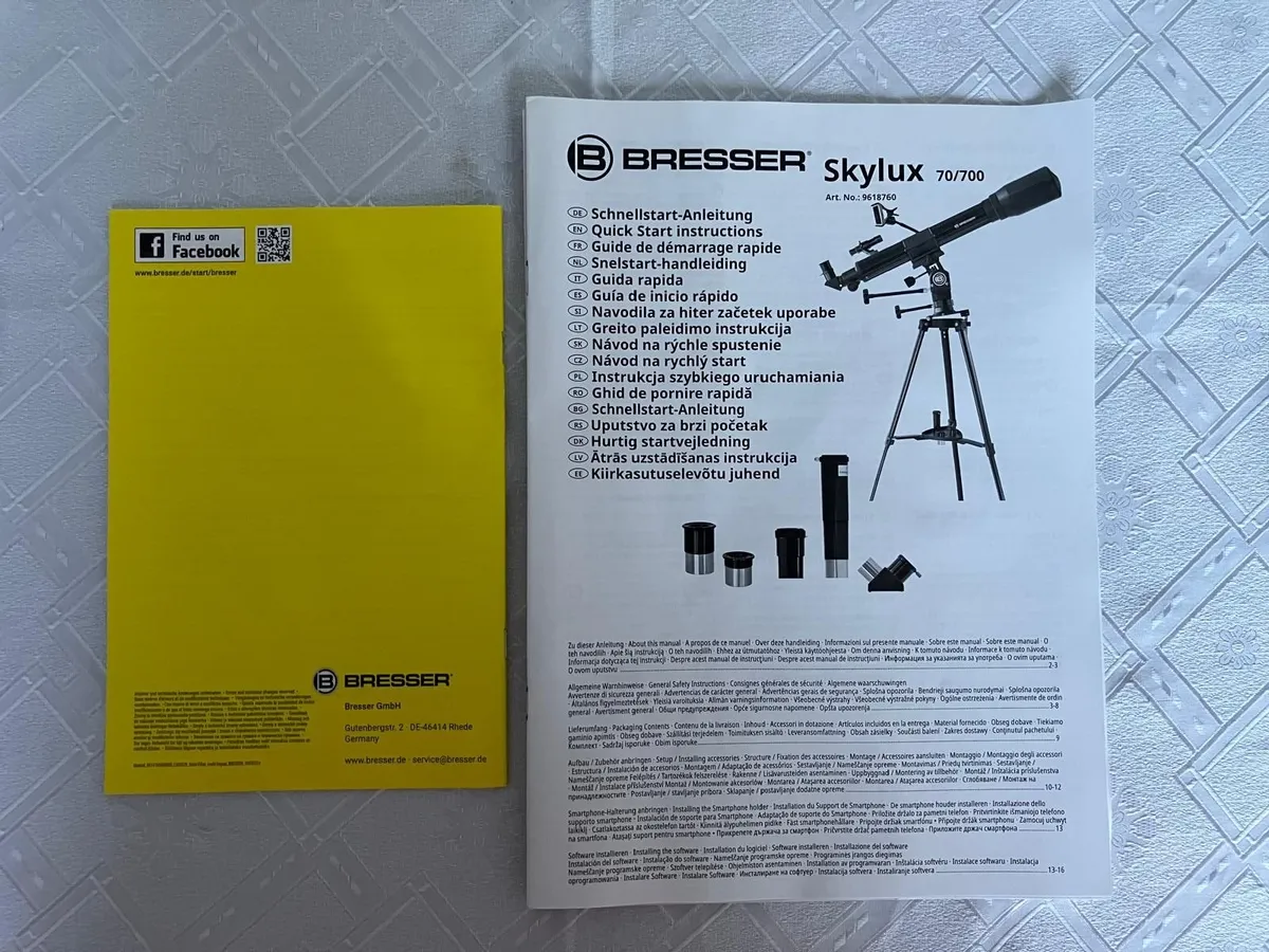 Bresser telescope with solar filter and accessorie - Image 3