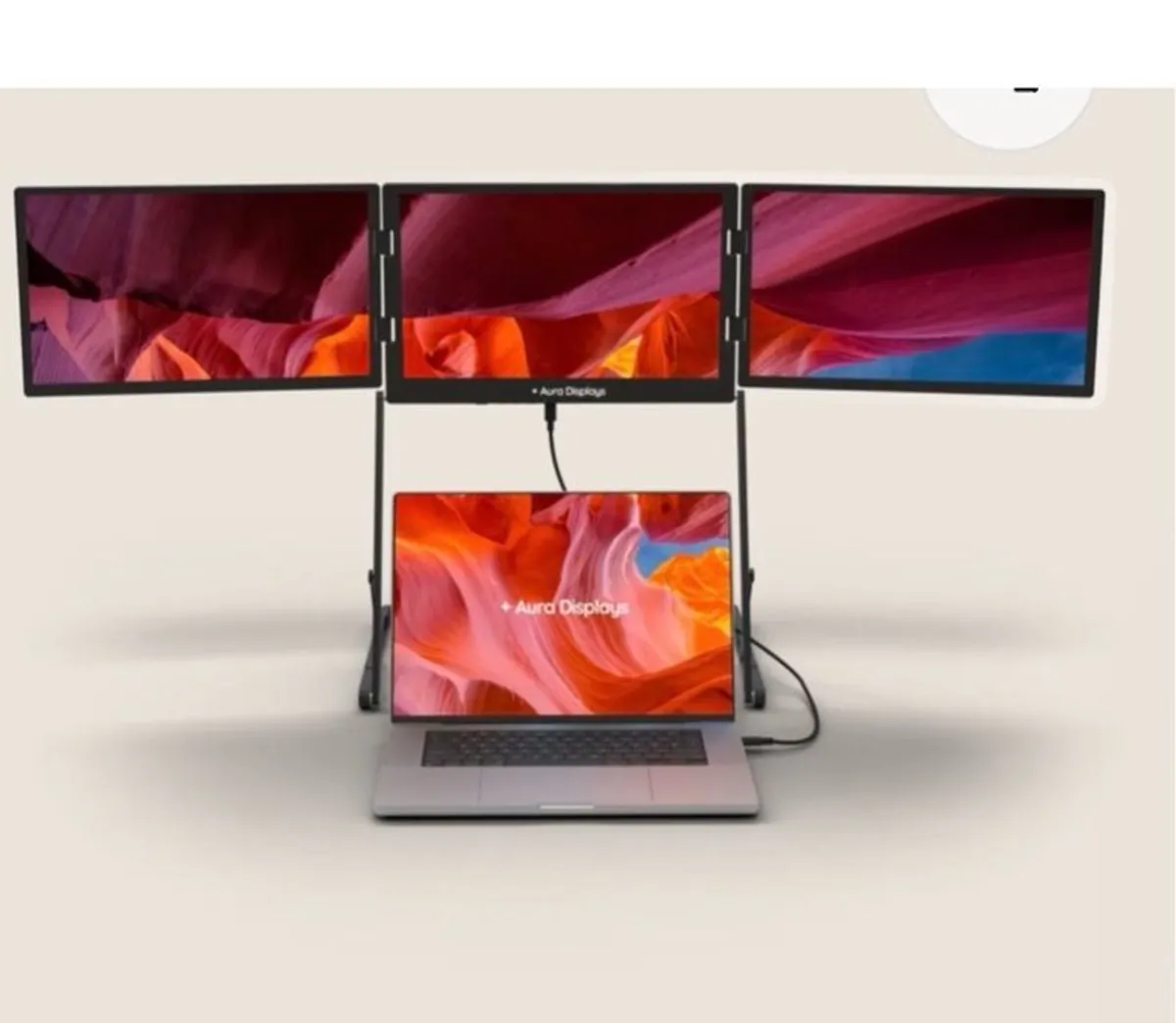 Aura 3 screen fold away monitor - Image 1
