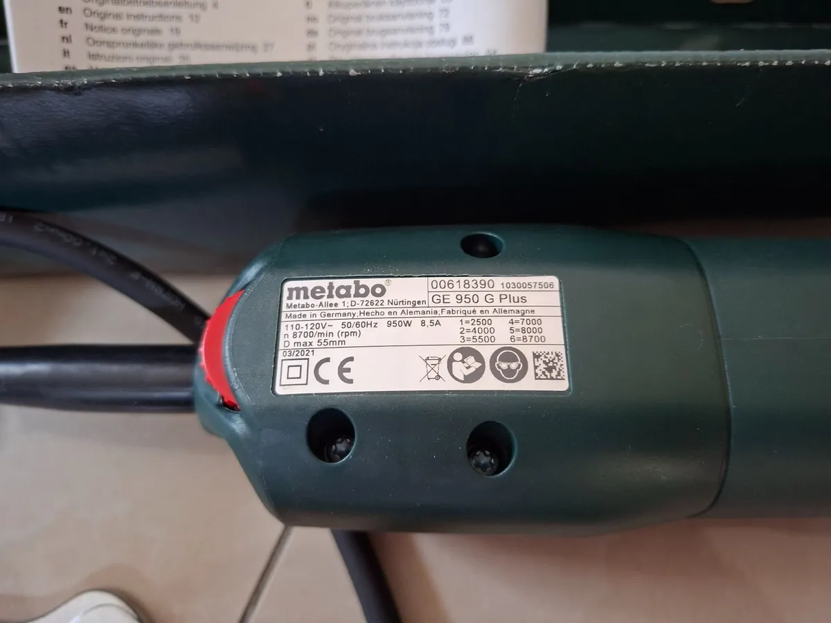 Metabo GE 950 G Plus Die Grinder 110v - Image 4