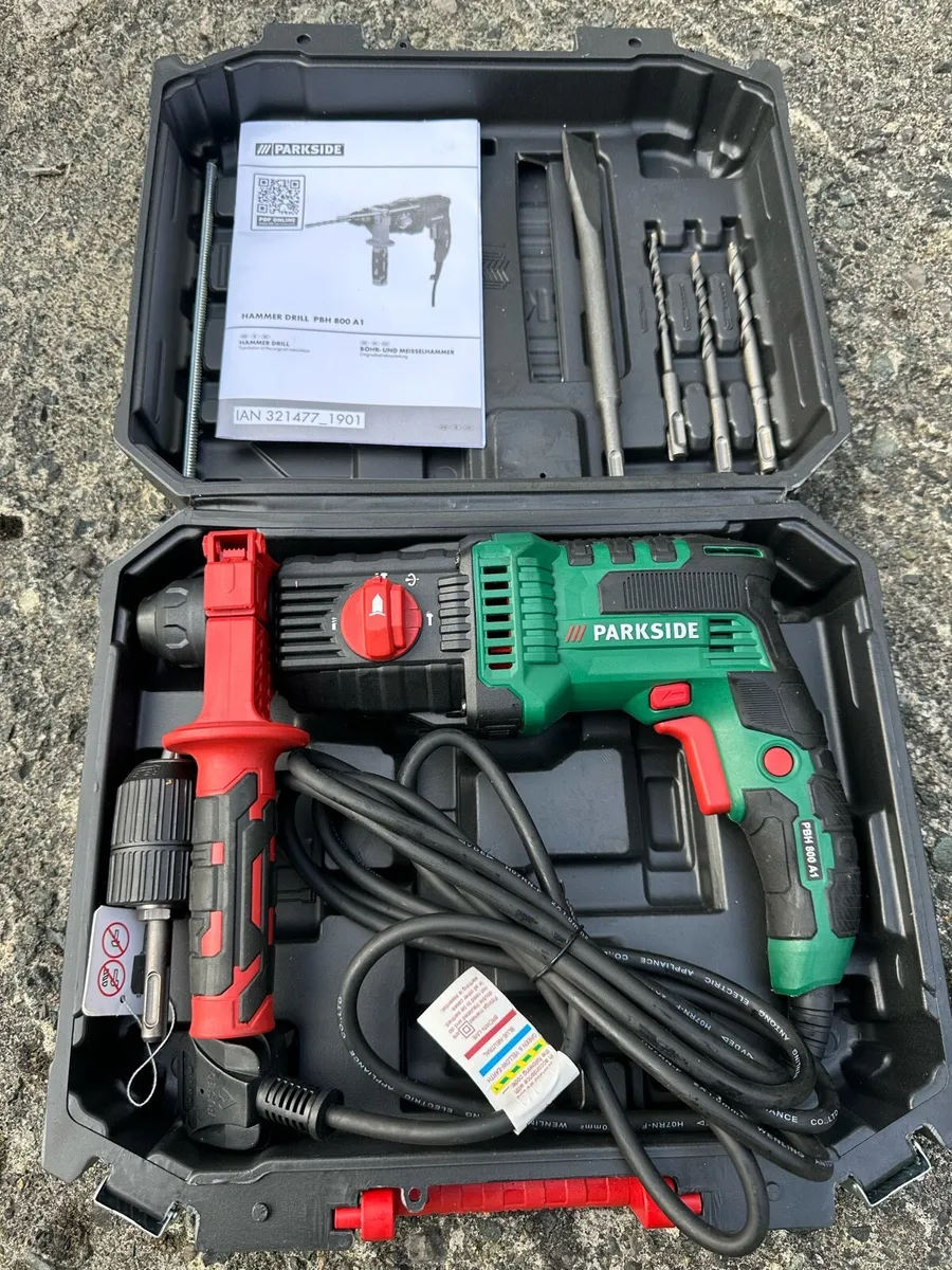 Parkside PBH 800 A1 SDS hammer drill – as new - Image 2