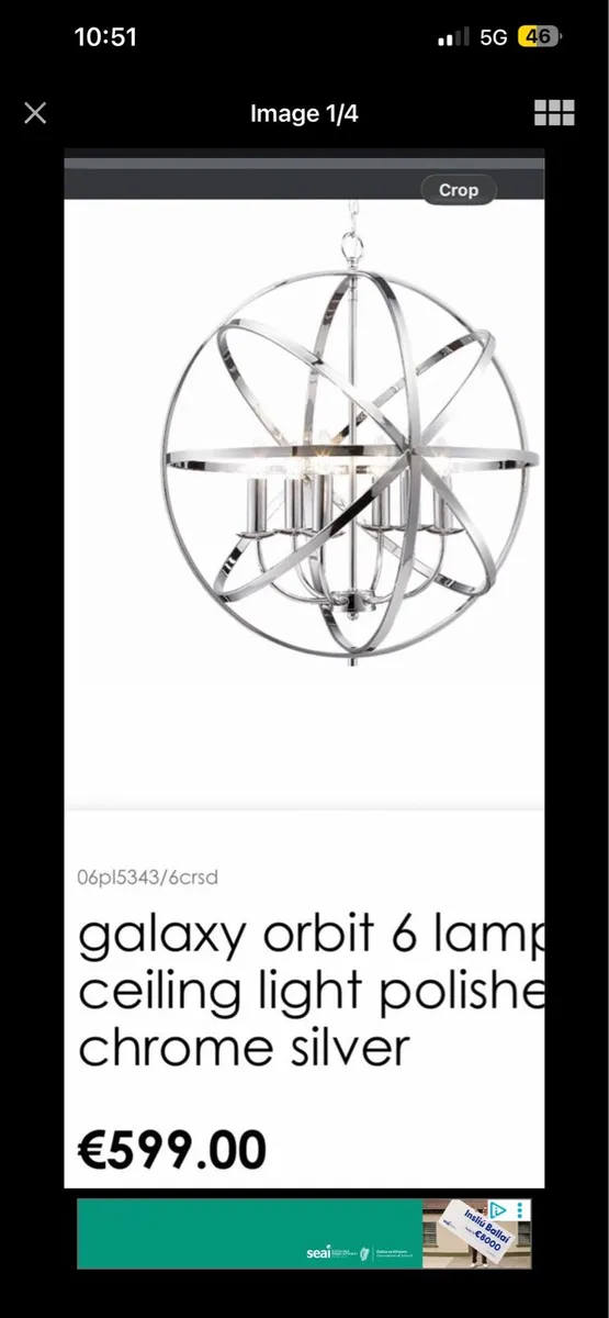 Galaxy Orbit light fitting - Image 2