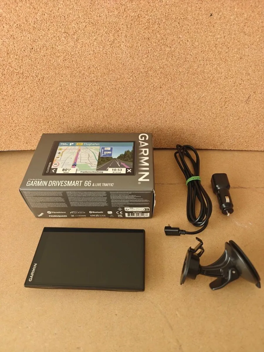 Garmin DriveSmart 66 sat nav - Eircodes - Europe - Image 1