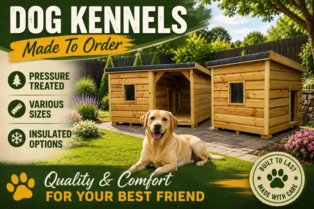 Dog Kennels Made To Order - Image 1