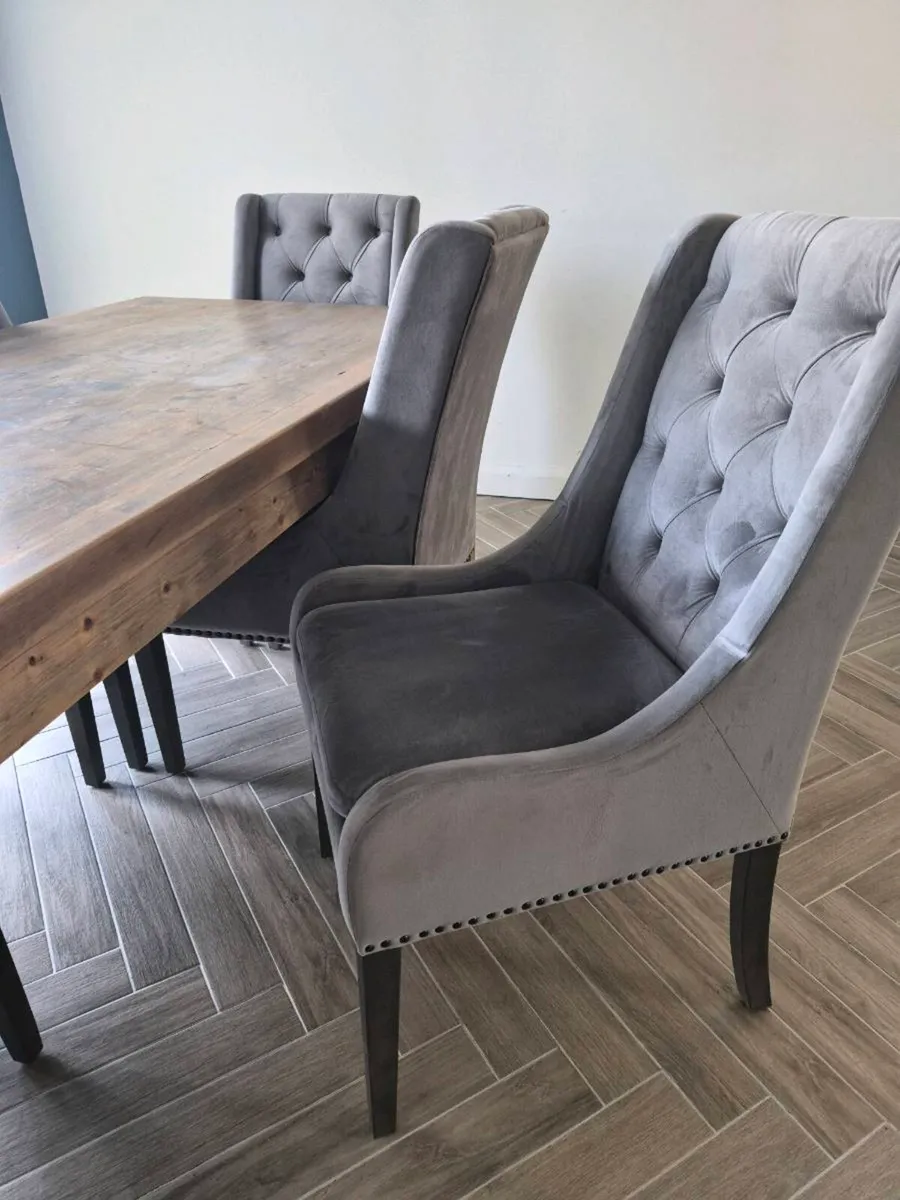 Natural Oak Dining table Set - Image 4