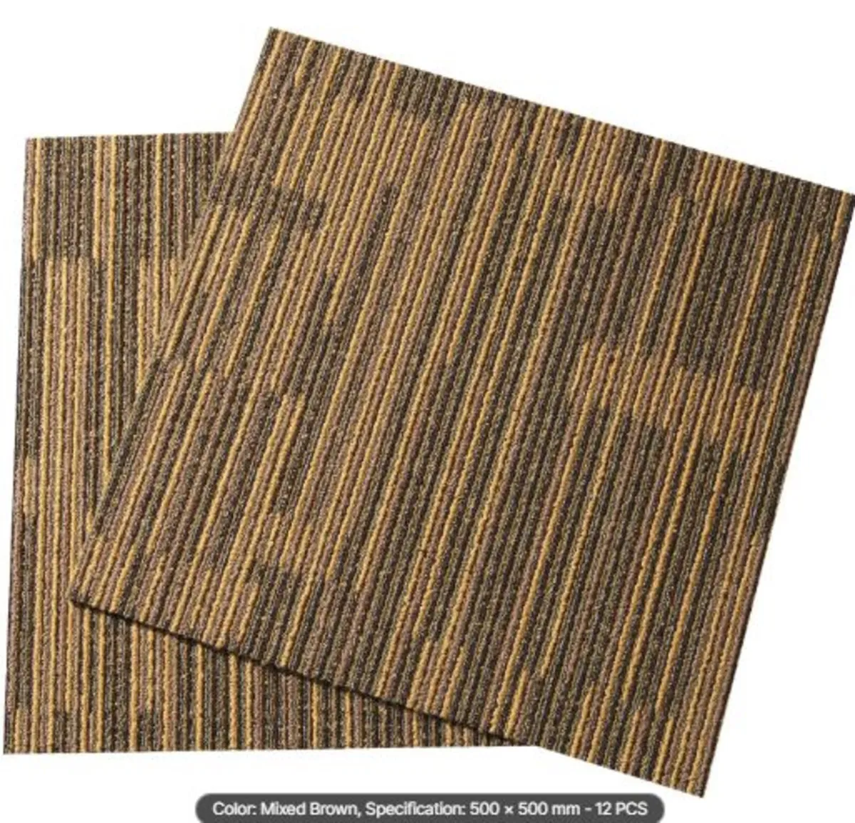 Carpet Tiles Reusable, 20"x 20"Carpet Squares - Image 1
