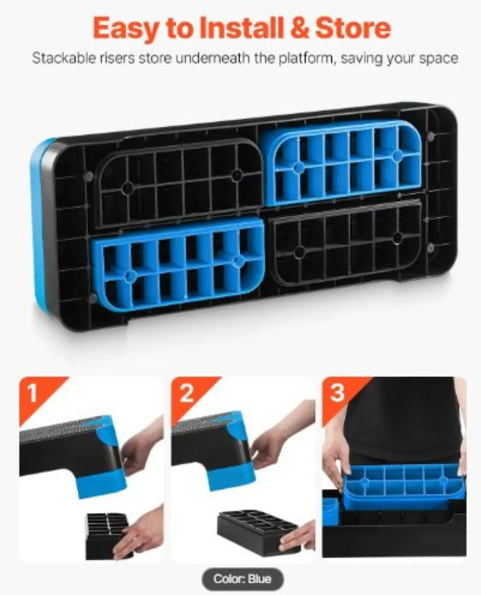 Aerobic Exercise Step Platform, 28-Inch Workout - Image 2