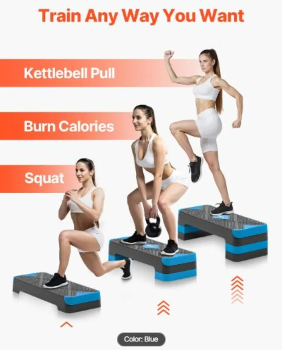 Aerobic Exercise Step Platform, 28-Inch Workout - Image 3