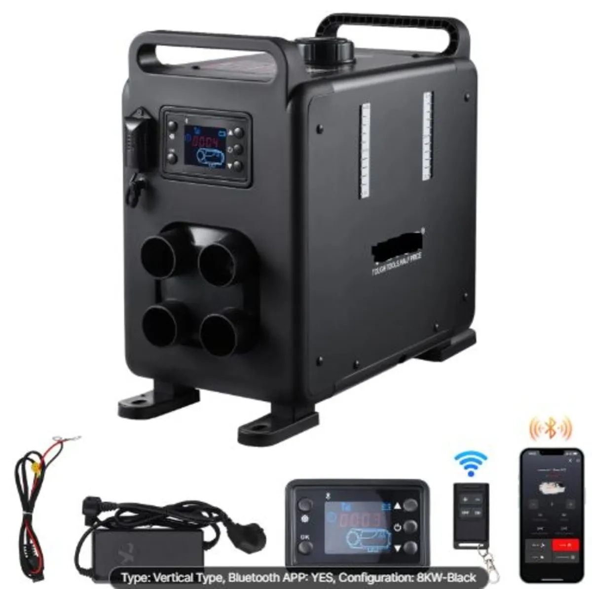 5-8KW Diesel Heater, 12V/24V All in One Diesel Air - Image 1