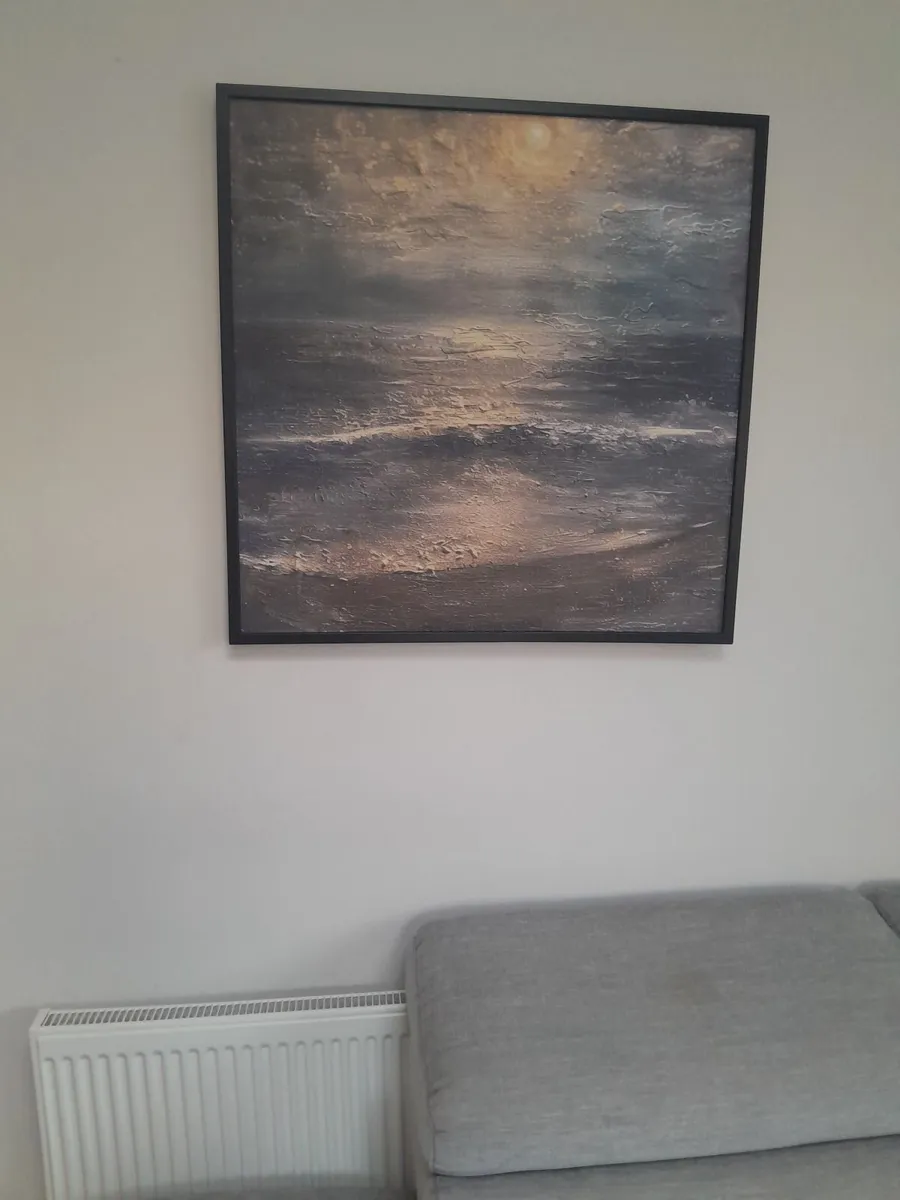 Canvas framed wall art - Image 1
