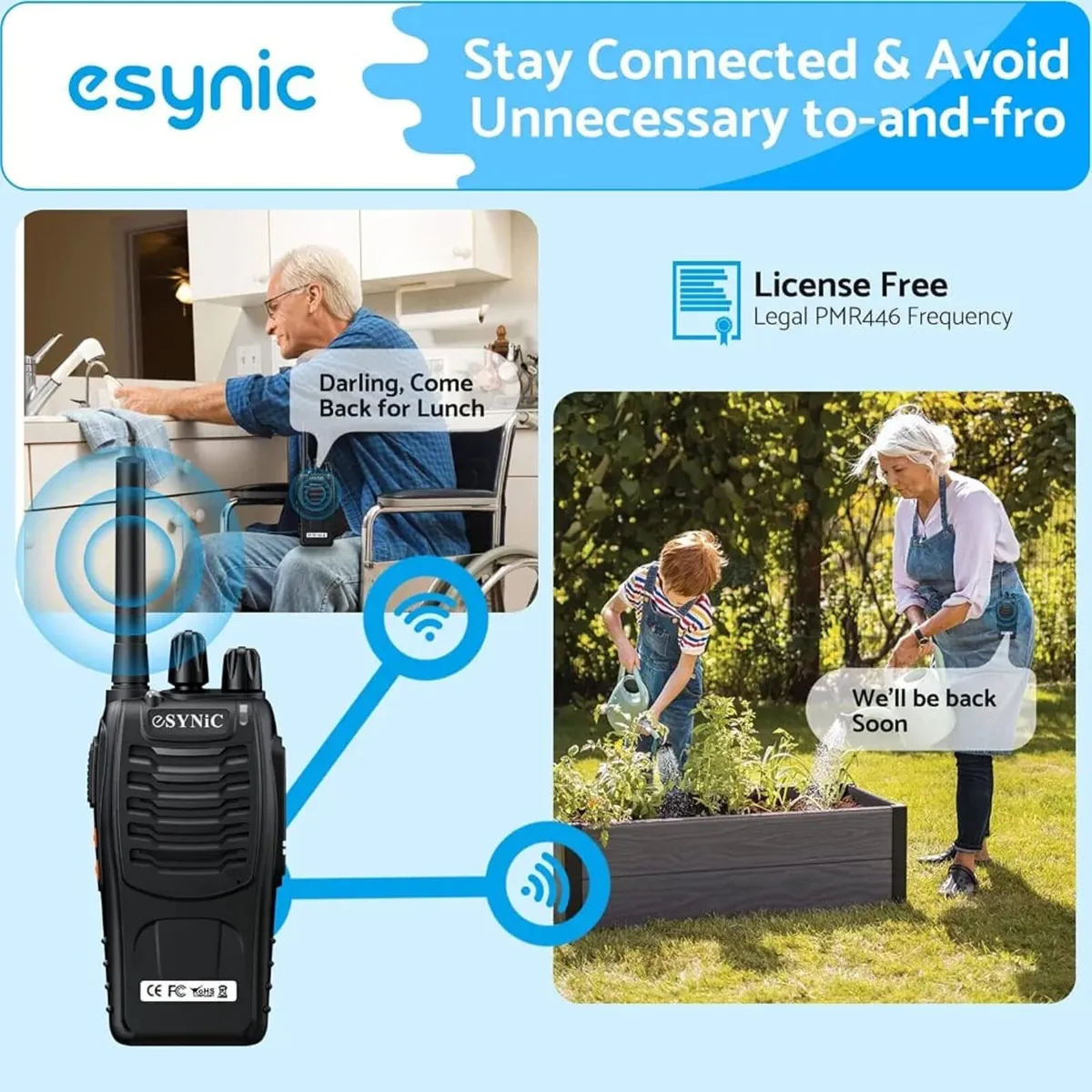 Professional Adults Walkie Talkies Set Rechargeabl - Image 3