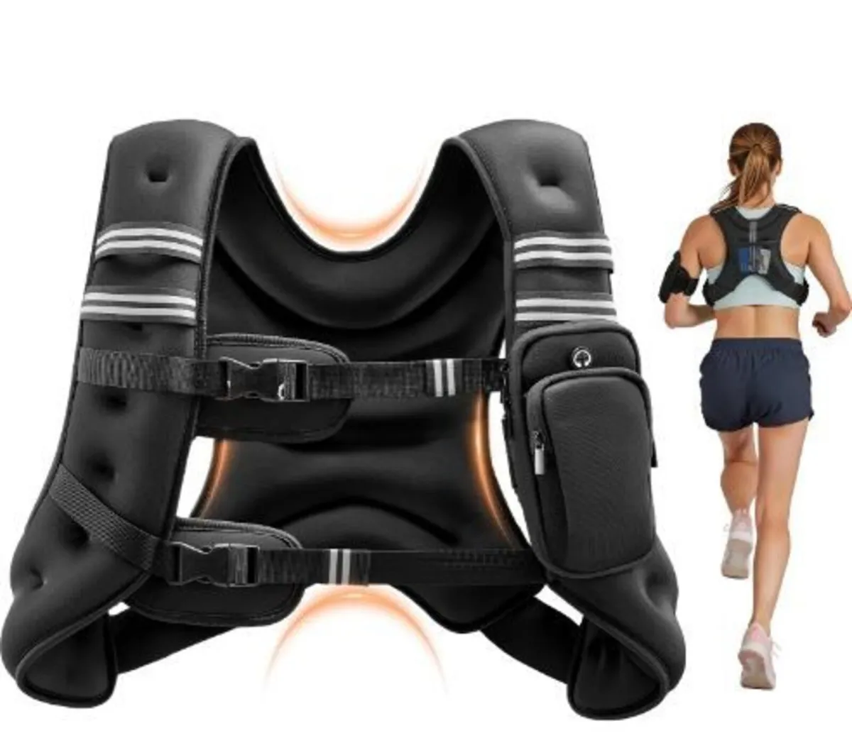 Weighted Vest, 20 lbs Weight Vest - Image 1