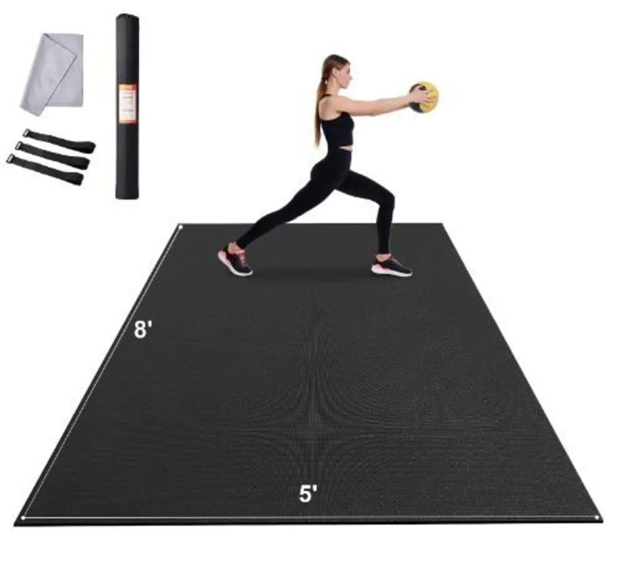Exercise Mat Non Slip Yoga Mat Gym Fitness - Image 3