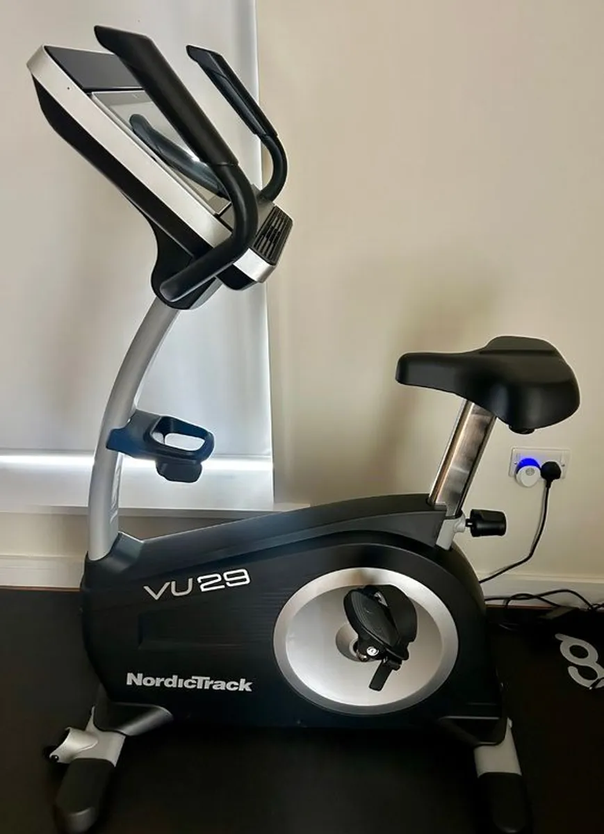 NordicTrack Commercial VU 29 Exercise Bike - Massive 14inch HD Touchscreen - Like New Condition - Image 2