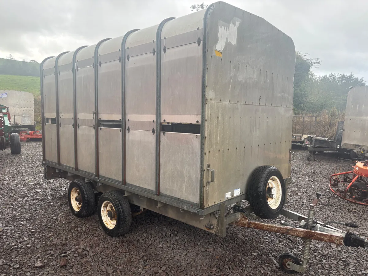 Ifor williams 12ft x 6ft 6” demountable trailer - Image 1
