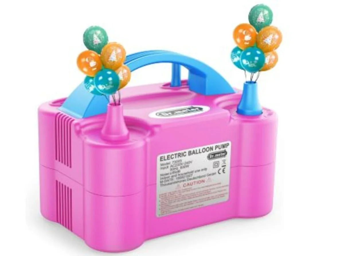 Electric Balloon Pump with Double Nozzle - Image 1