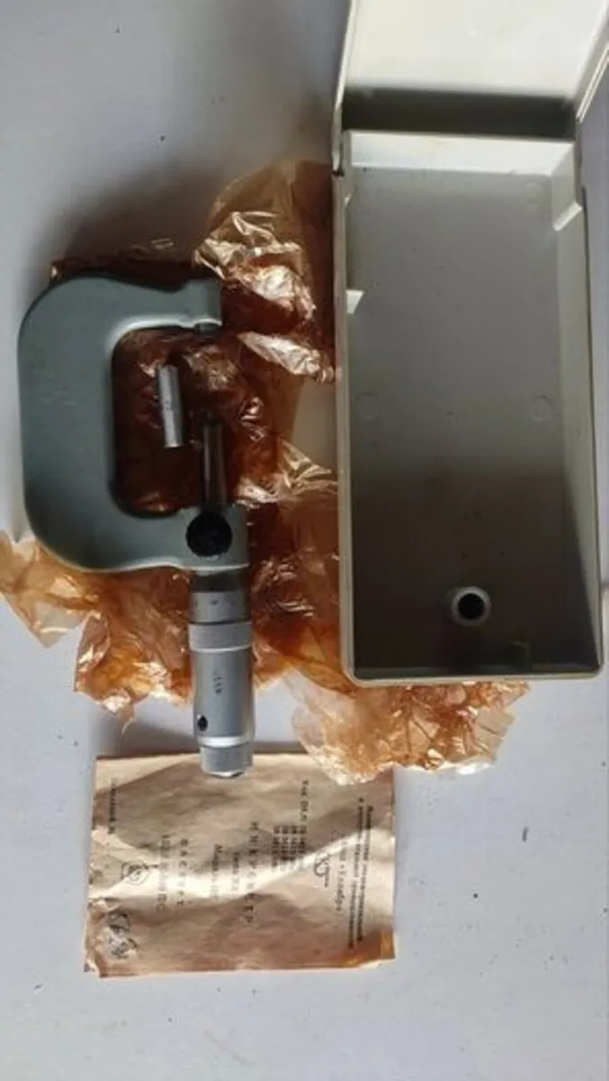 USSR Micrometer MK 25-50mm (0.01mm) NOS - Image 1