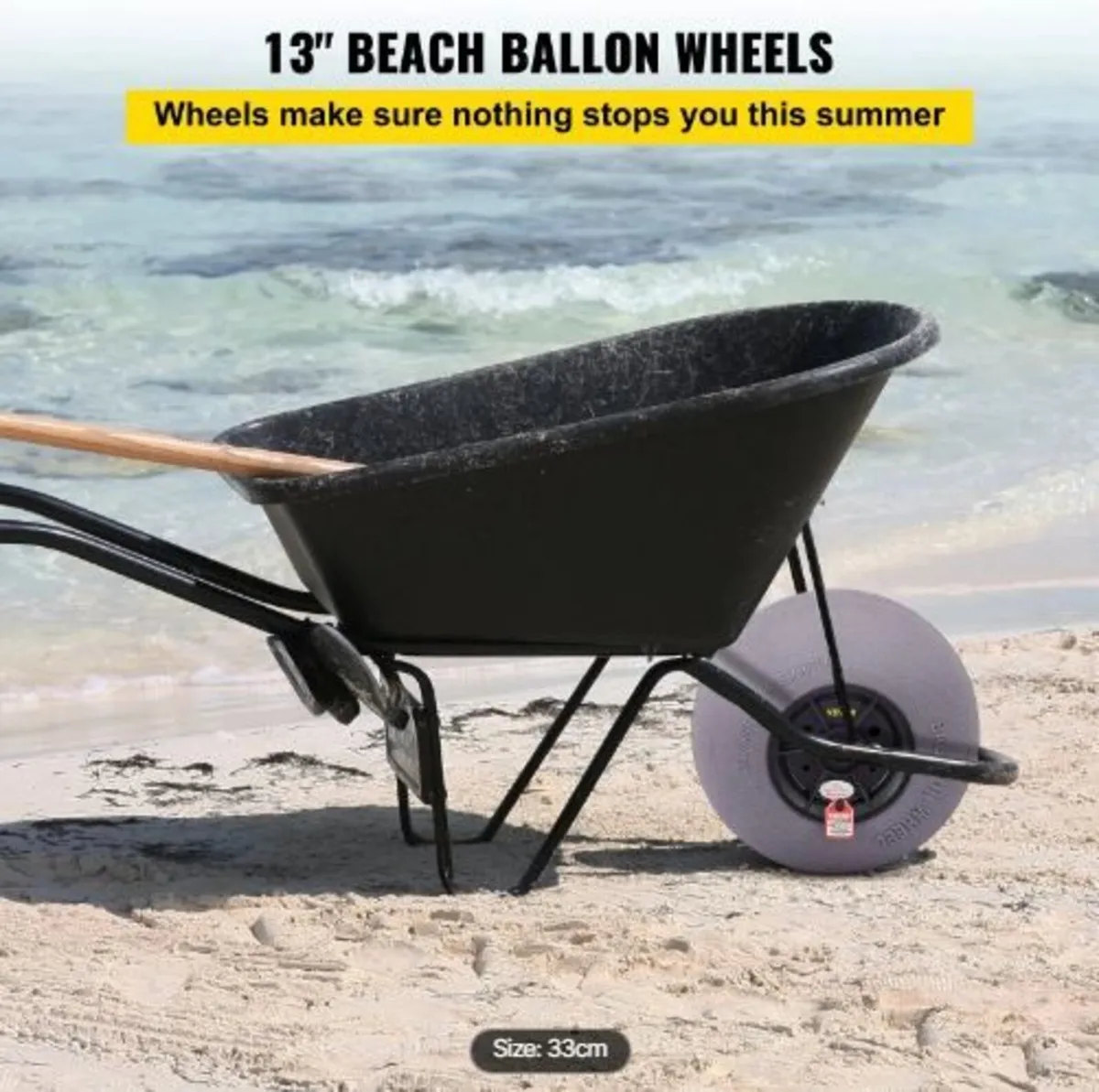 Beach Balloon Wheels, 33 cm Replacement - Image 2