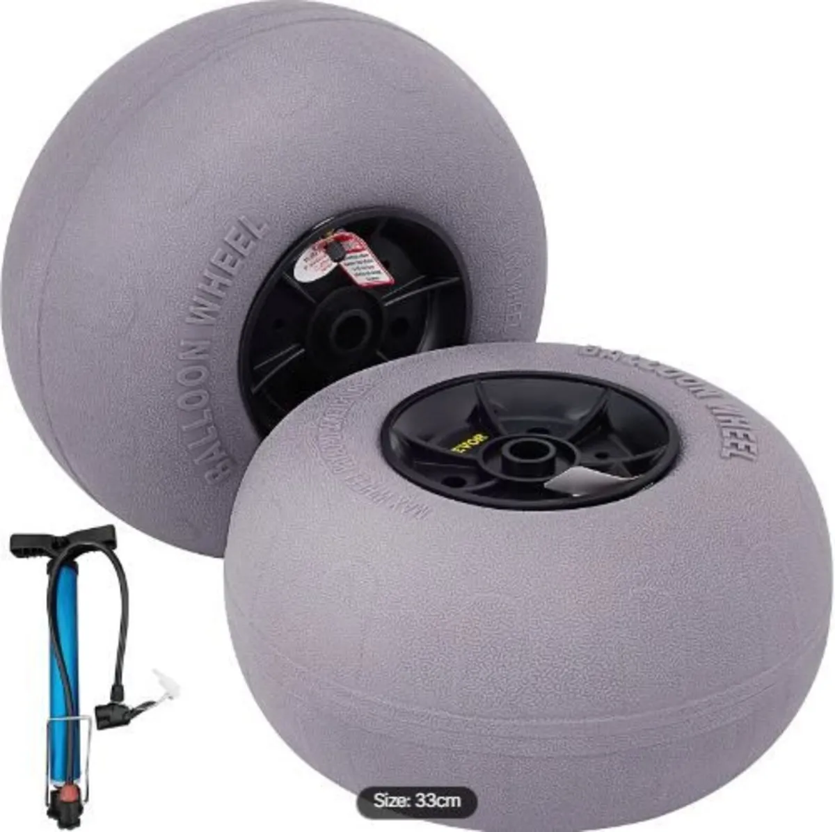 Beach Balloon Wheels, 33 cm Replacement - Image 4