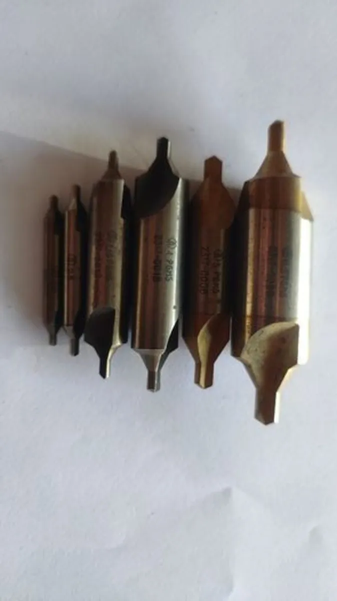 6pcs USSR HSS Combined Center Drill Bits SET - Image 1