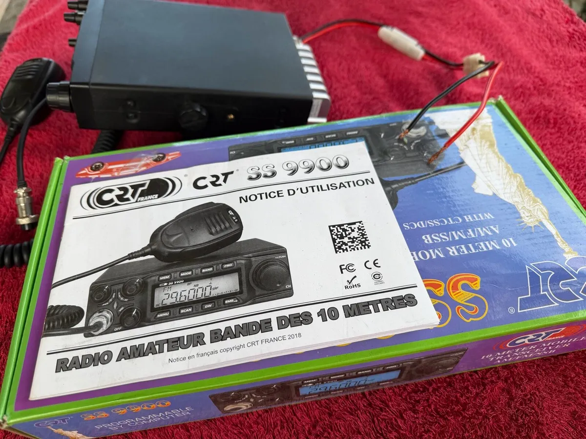 Cb radio crt 990 boxed clean condition - Image 4