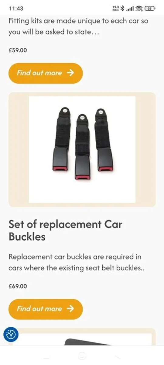 Multimac seatbelt buckles - Image 3
