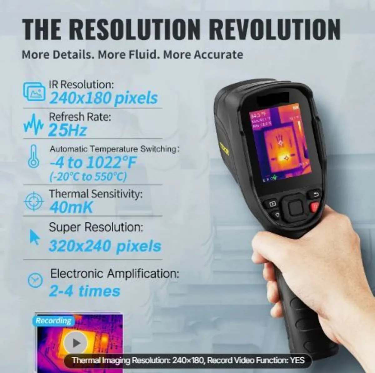 Thermal Imaging Camera, 320 x 240 Pixels - Image 3