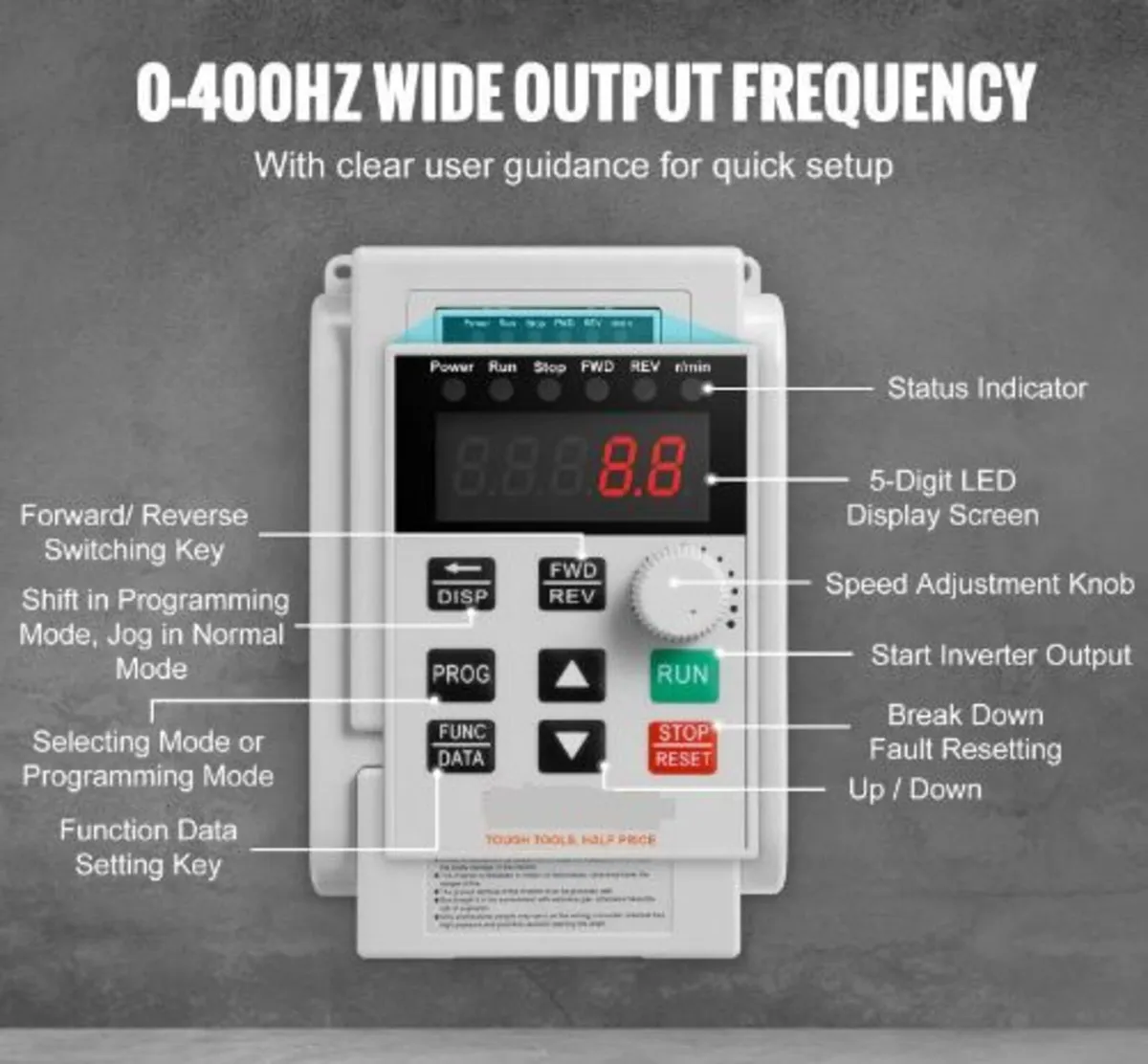 VFD 2.2KW 10A 3HP Variable Frequency - Image 3
