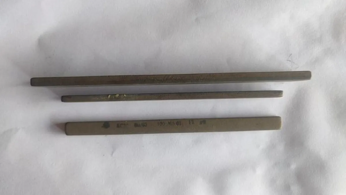 Lot of 3pcs Soviet Diamond Honing Sticks Bars - Image 2
