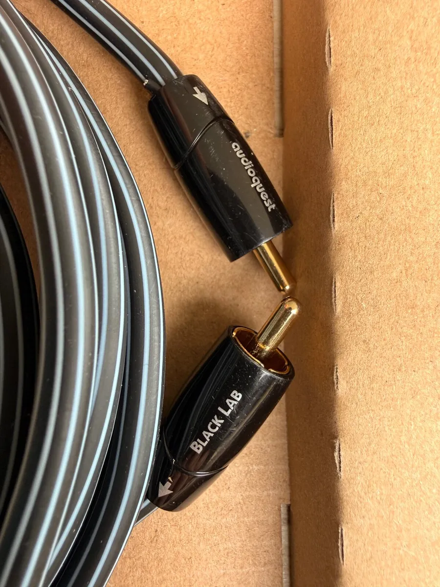 AudioQuest Black Lab (3 meter) subwoofer cable - Image 2