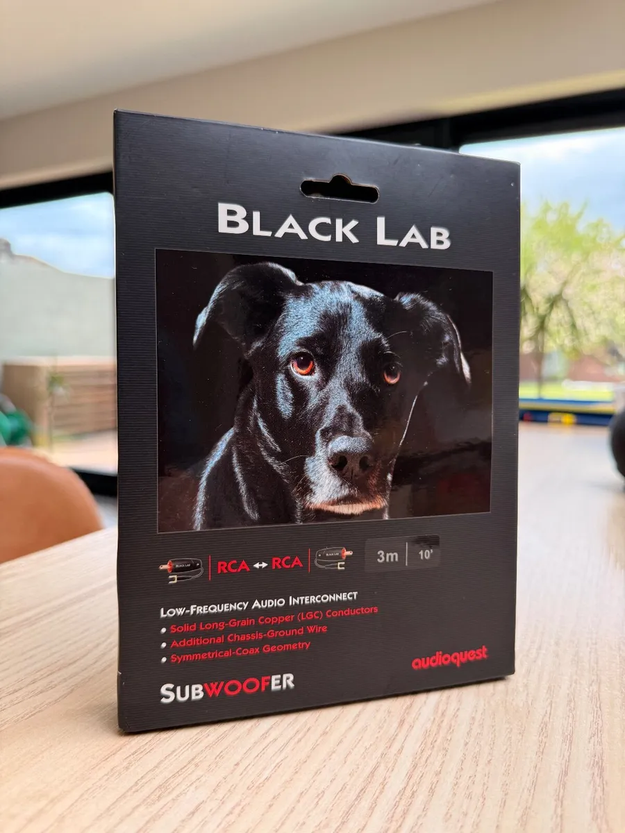 AudioQuest Black Lab (3 meter) subwoofer cable - Image 3