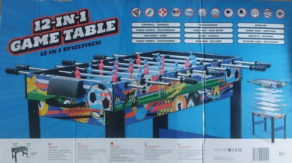 12-in-1 Game Table - Image 1