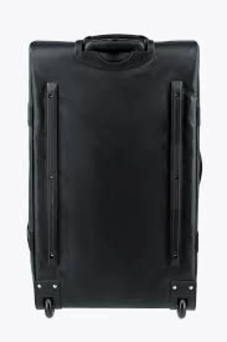 Huge Large XL Black Fabric Travel Trolley Suitcase - Image 2
