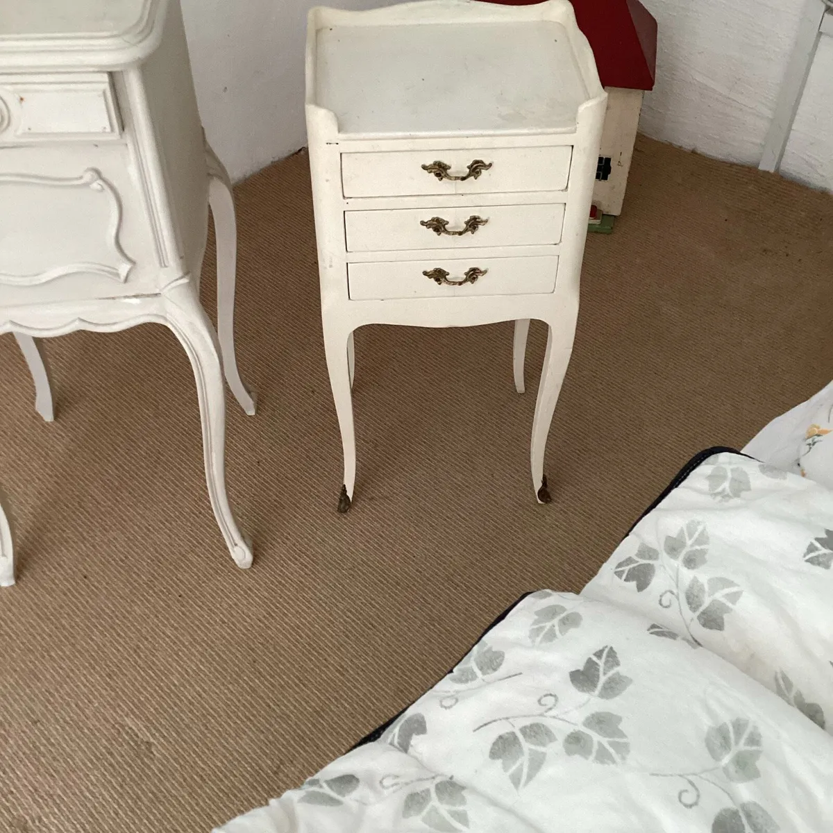 French antique bedside lockers - Image 1