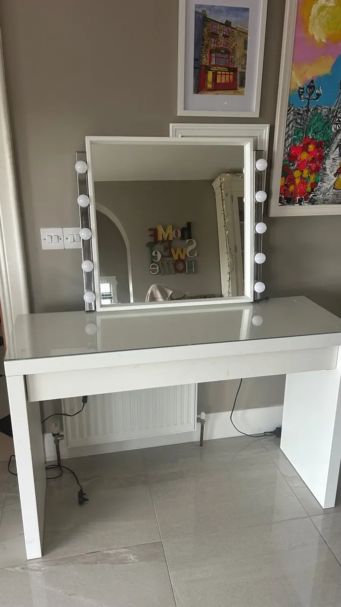 Dressing table & mirror - Image 4