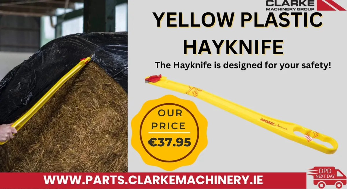 Yellow Plastic Hayknife