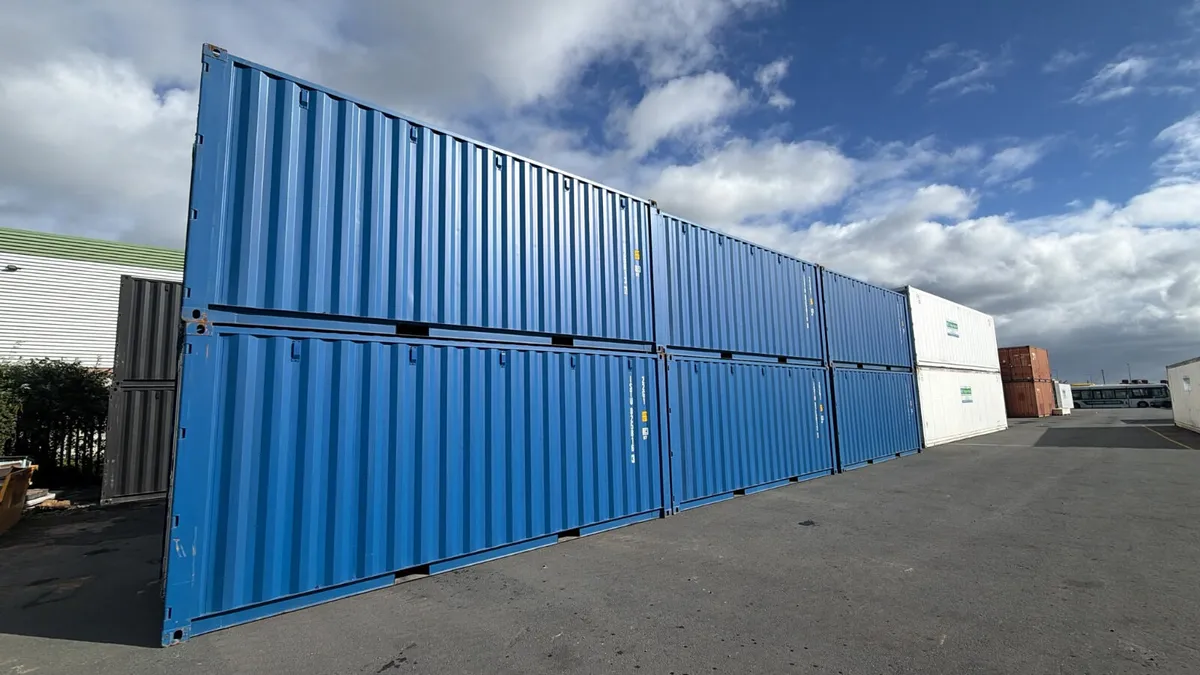 New Blue 20ft shipping containers - Image 3