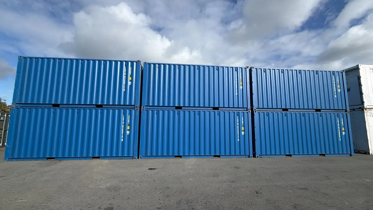 New Blue 20ft shipping containers - Image 1