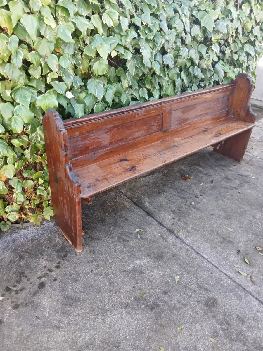 Old Church pew - Image 1