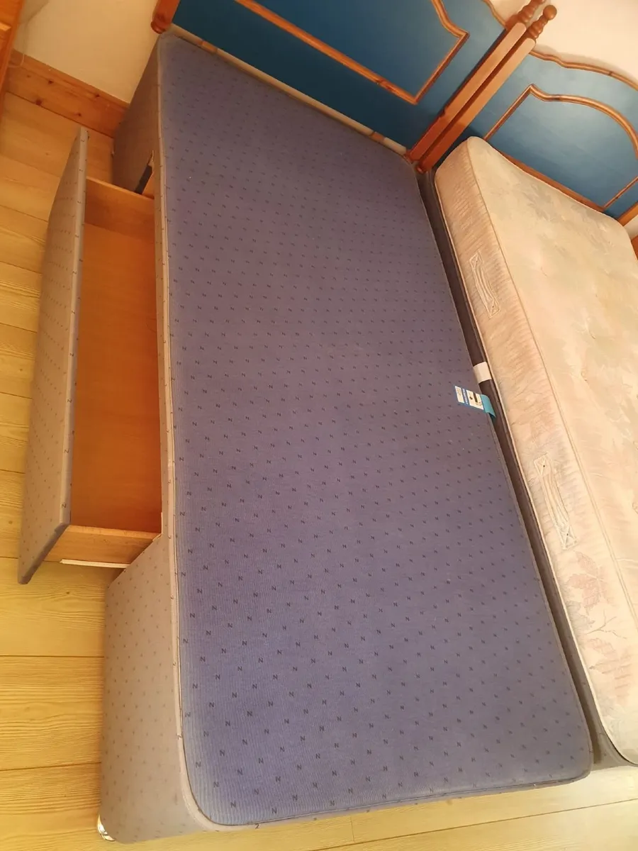 2 x single bed bases - Image 2