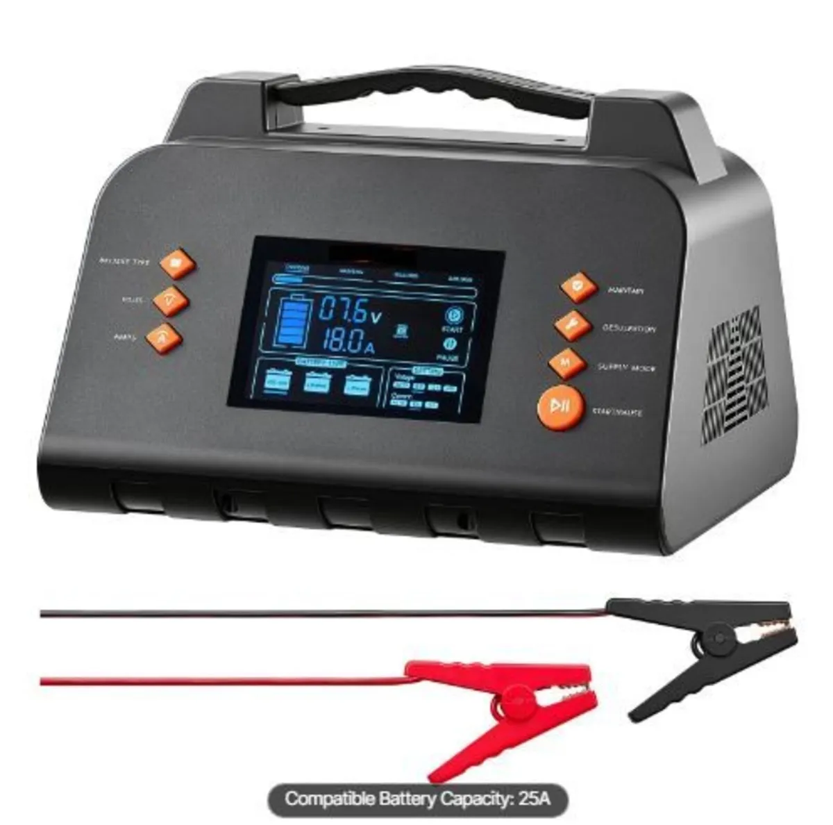 Smart Battery Charger 25A 6V 12V 24V - Image 3